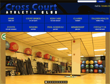 Tablet Screenshot of crosscourt.com